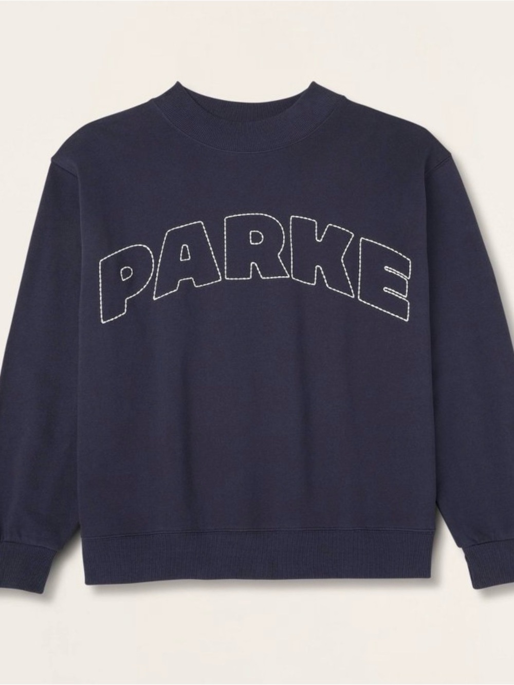 Women's Mockneck Pullover Sweatshirt -
Parke x Target Navy